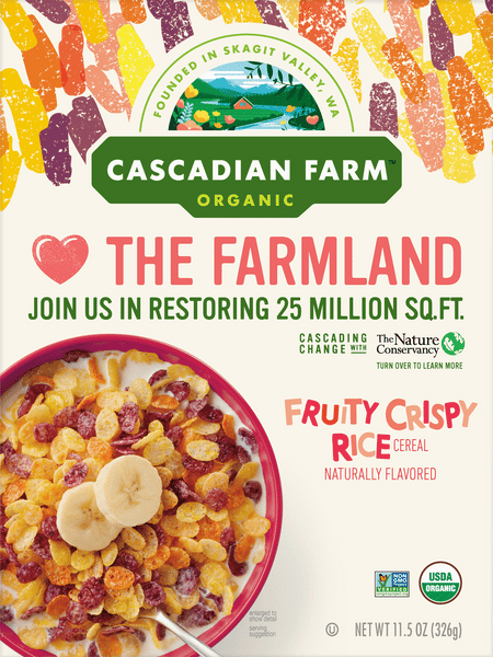 Cascadian Farm Organic Fruity Crispy Rice Cereal 11.5 oz | Hy-Vee