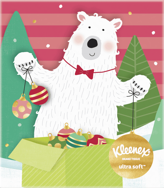 Kleenex Ultra Soft Facial Tissues, Holiday Boxes | Hy-Vee Aisles