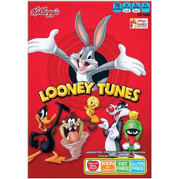 Kellogg's Looney Tunes Assorted Flavors Fruit Flavored Snacks | Hy
