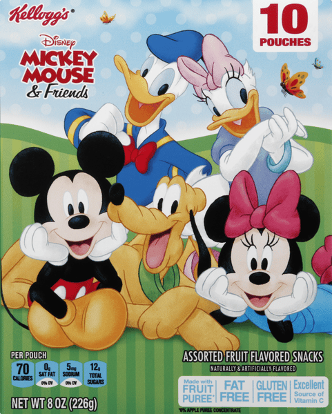 Kellogg's Disney Mickey And Friends Assorted Fruit Flavored Snacks