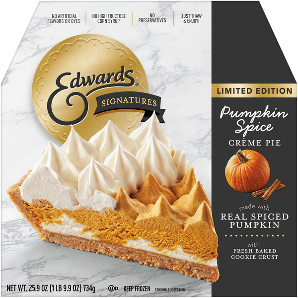 Edwards Pumpkin Creme Pie | Hy-Vee Aisles Online Grocery Shopping