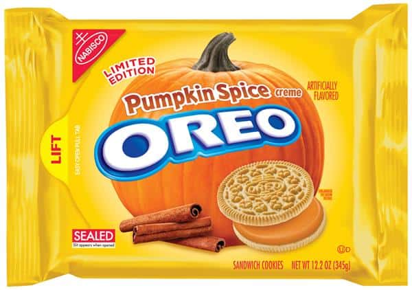 Nabisco Limited Edition Pumpkin Spice Creme Oreo Sandwich Cookies