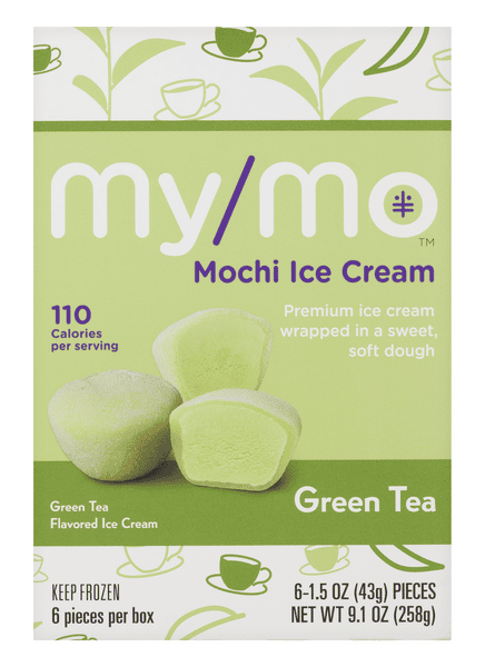 My/Mo Mochi Ice Cream Green Tea 6 - 1.5 Oz Pieces | Hy-Vee Aisles