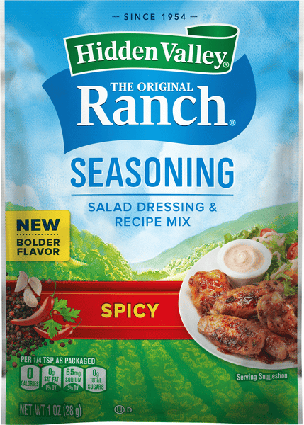 Hidden Valley Spicy Ranch Salad Dressing & Seasoning Mix | Hy-Vee Aisles  Online Grocery Shopping