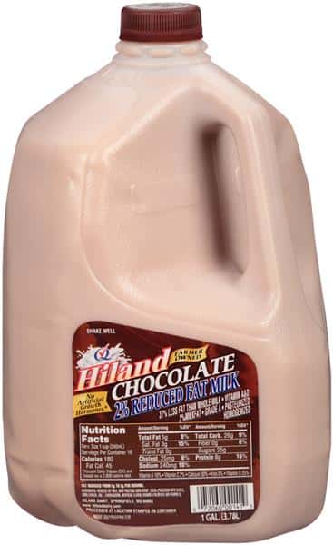 Hiland 2% Reduced Fat Chocolate Milk | Hy-Vee Aisles Online