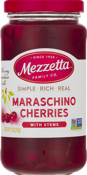 Mezzetta Maraschino Cherries With Stems | Hy-Vee Aisles Online