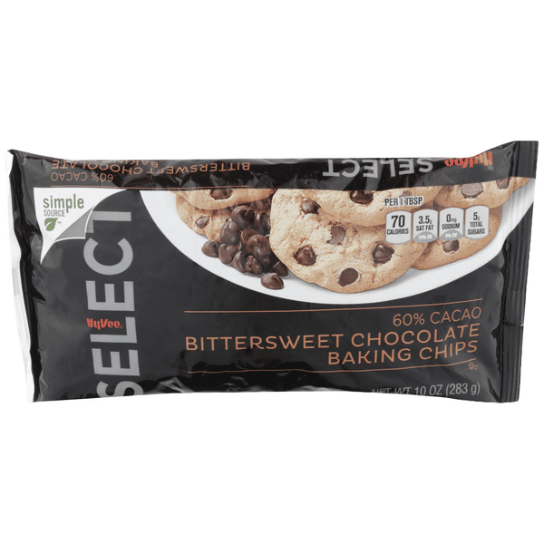 Hy-Vee Select 60% Cacao Bittersweet Chocolate Baking Chips | Hy