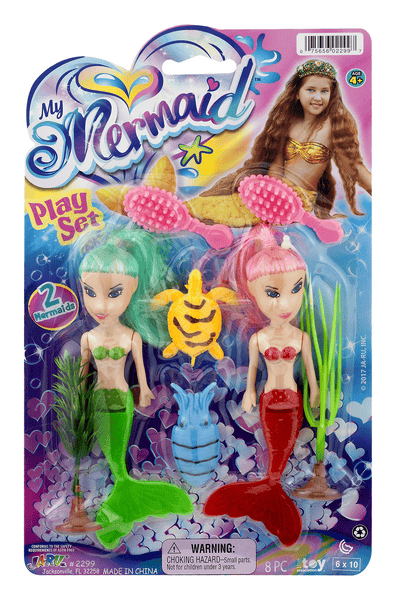 Ja-Ru My Mermaid Play Set, 2 Mermaids, Age 4+ | Hy-Vee Aisles
