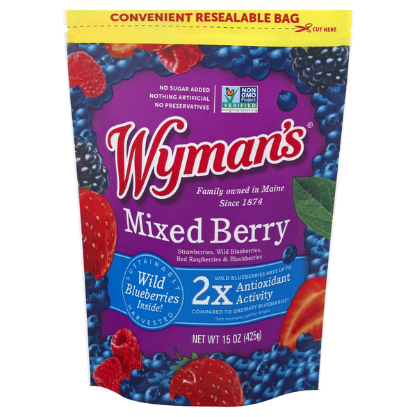 Wyman's Of Maine Fresh Frozen Mixed Berries | Hy-Vee Aisles Online