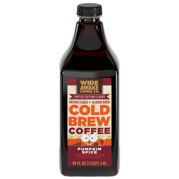 Wide Awake Coffee Co., Cold Brew, Pumpkin Spice, Unsweetened, 100