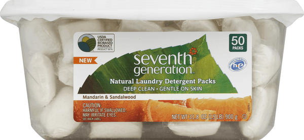 Seventh Generation Laundry Detergent Packs 50 ea | Hy-Vee Aisles