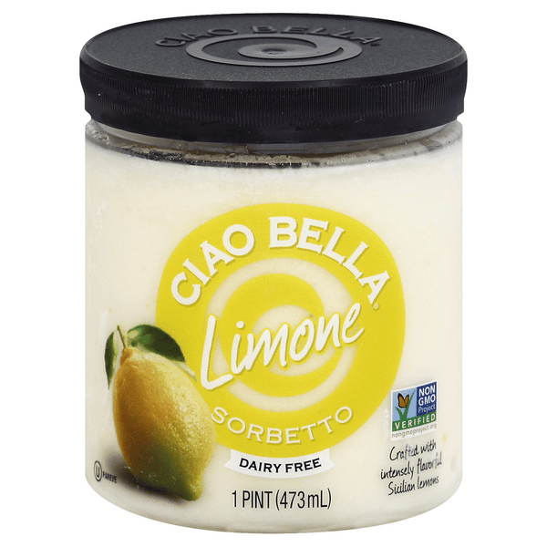 Ciao Bella Lemon Zest Sorbet | Hy-Vee Aisles Online Grocery Shopping