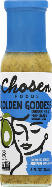 Chosen Foods Unsweetened Golden Goddess Dressing & Marinade 8 oz | Hy-Vee  Aisles Online Grocery Shopping