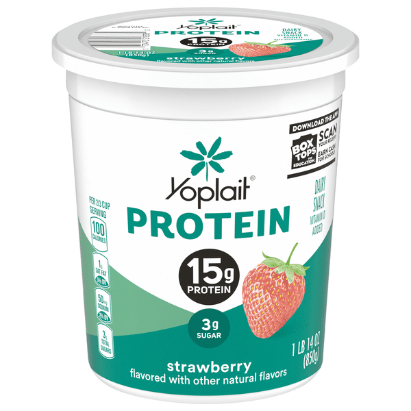 Yoplait Protein Yogurt, Strawberry | Hy-Vee Aisles Online Grocery