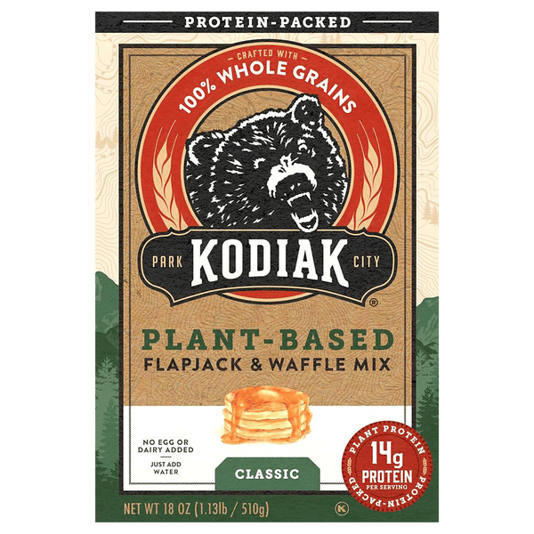 Kodiak Cakes Plant-Based Flapjack & Waffle Mix, Classic | Hy-Vee