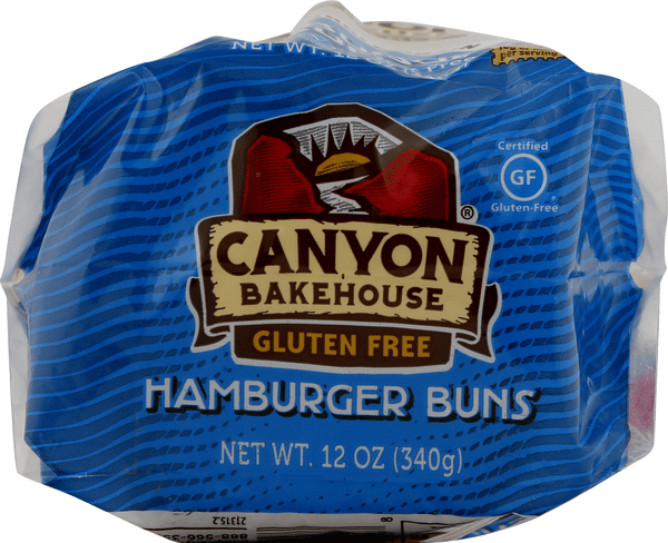 Canyon Bakehouse Gluten Free Hamburger Buns | Hy-Vee Aisles Online