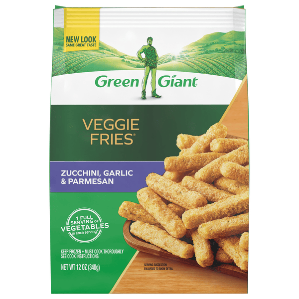Green Giant Veggie Fries Zucchini Garlic & Parmesan, Frozen Side