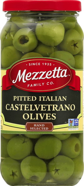 Mezzetta Pitted Italian Castelvetrano Olives 8 oz | Hy-Vee Aisles