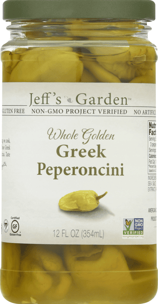 Jeff's Naturals Whole Golden Greek Peperoncini | Hy-Vee Aisles