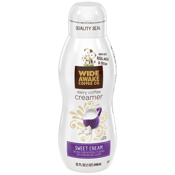Wide Awake Coffee Co. Dairy Coffee Creamer Sweet Cream | Hy-Vee