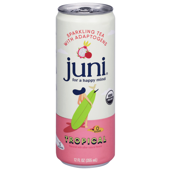 Juni Tropical Sparkling Tea With Adaptogens | Hy-Vee Aisles Online