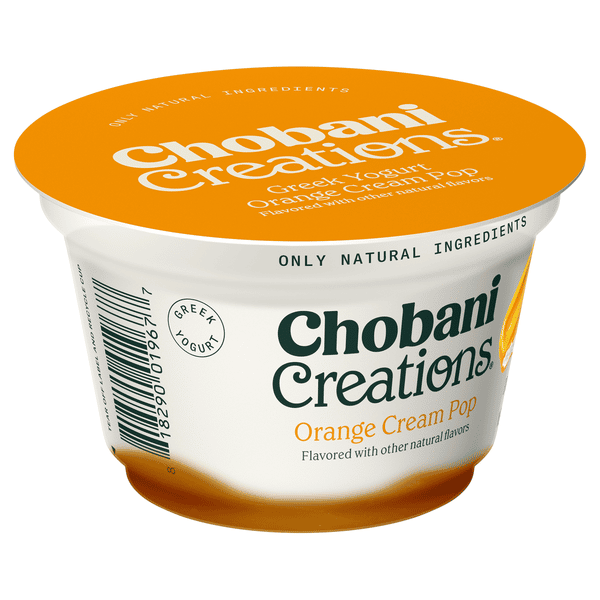 Chobani Creations Greek Yogurt, Orange Cream Pop | Hy-Vee Aisles
