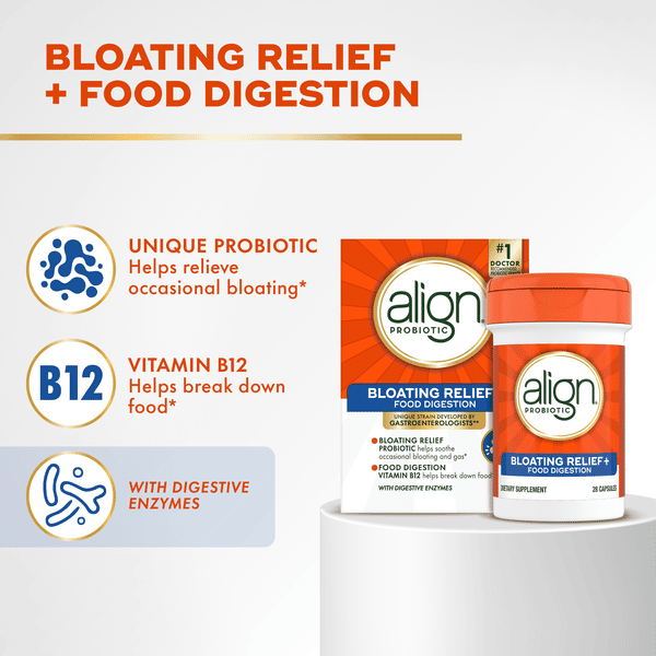 Prebiotics And Probiotics In One | Bloating Relief & Gut Health For Adults | Probiotics Women & Men With 20 Billion CFU For Digestive Health Support