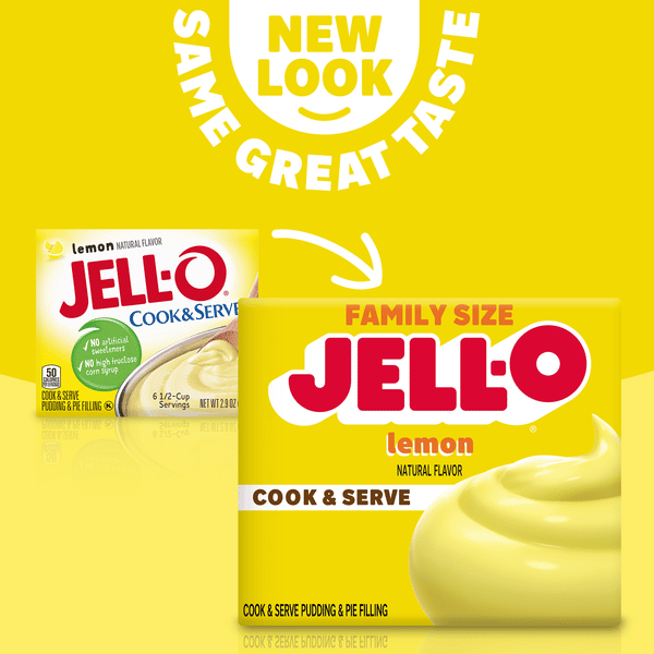 Jell-O Lemon Cook & Serve Pudding & Pie Filling | Hy-Vee Aisles