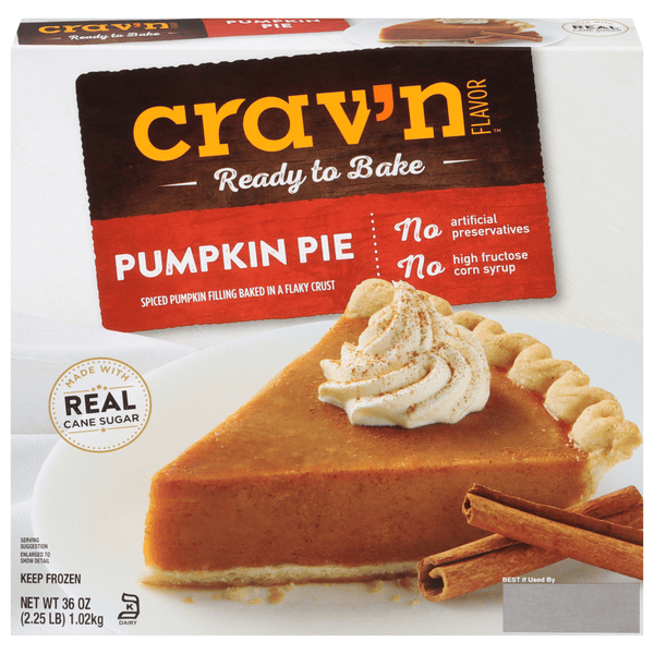 Crav'n Flavor Pumpkin Pie | Hy-Vee Aisles Online Grocery Shopping