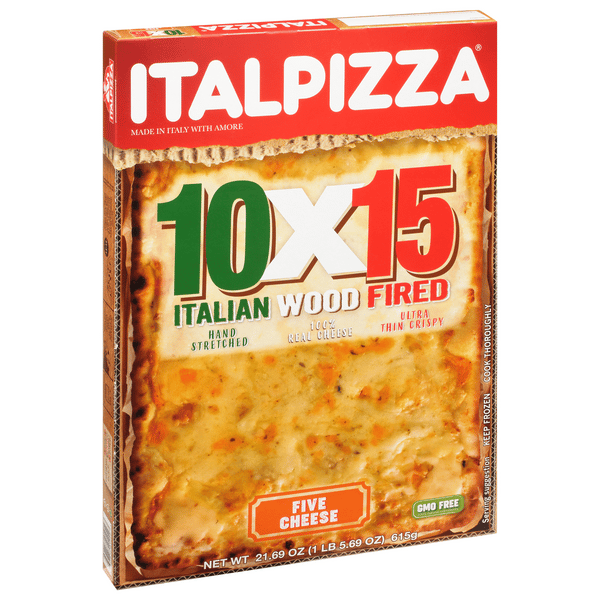 Italpizza Pizza, Five Cheese, 10X15, Italian Wood Fired | Hy-Vee