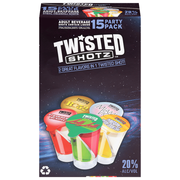 Twisted Shotz Party Pack 15Pk | Hy-Vee Aisles Online Grocery Shopping