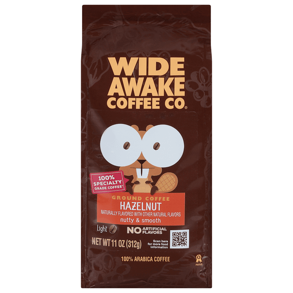 Wide Awake Coffee Co. Hazelnut Light Roast 100% Arabica Ground