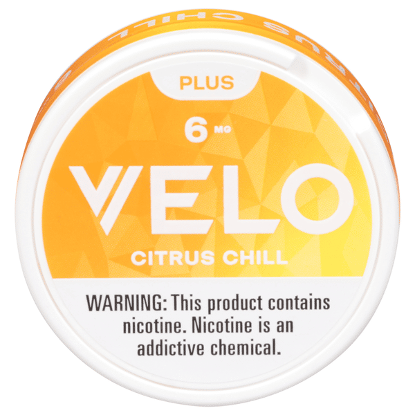 Velo Plus Nicotine Pouches, Citrus Chill, 6 Mg, 20Ct | Hy-Vee