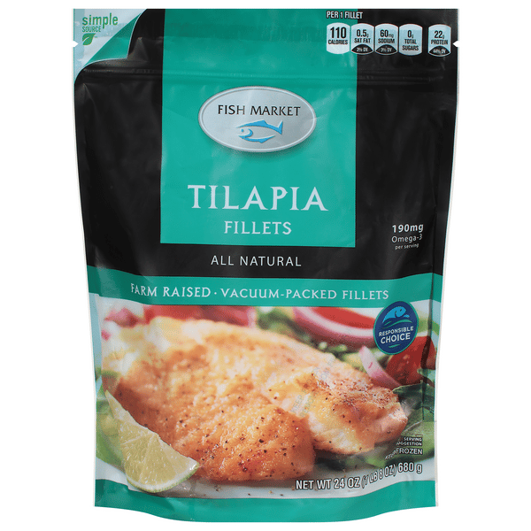Fish Market Tilapia Fillets | Hy-Vee Aisles Online Grocery Shopping