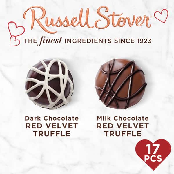 Russell Stover Red Velvet Milk & Dark Chocolate Truffles | Hy-Vee