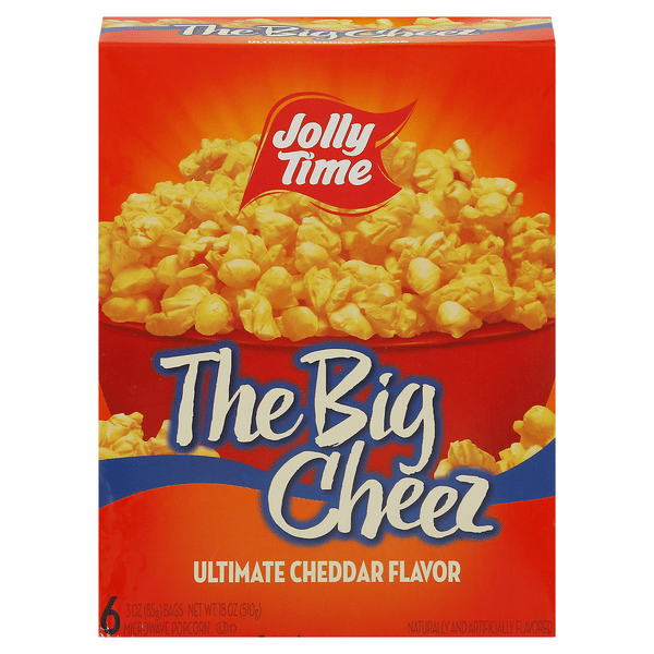 Jolly Time The Big Cheez Ultimate Cheddar Microwave Popcorn 6-3 Oz