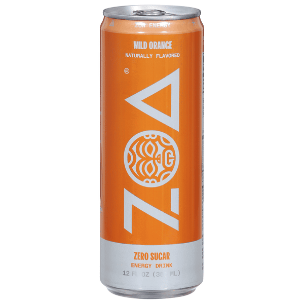Zoa Zero Sugar Wild Orange Energy Drink 12 fl oz | Hy-Vee Aisles