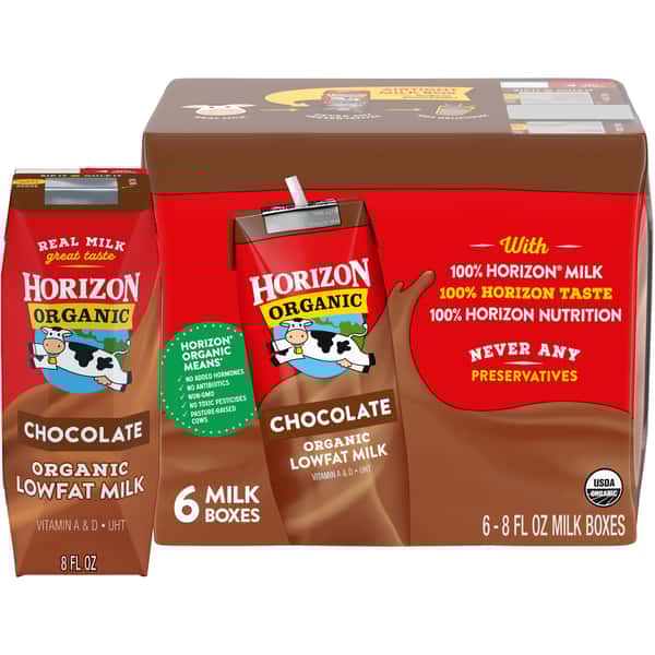 Horizon Organic Lowfat Chocolate Milk 6Pk | Hy-Vee Aisles Online