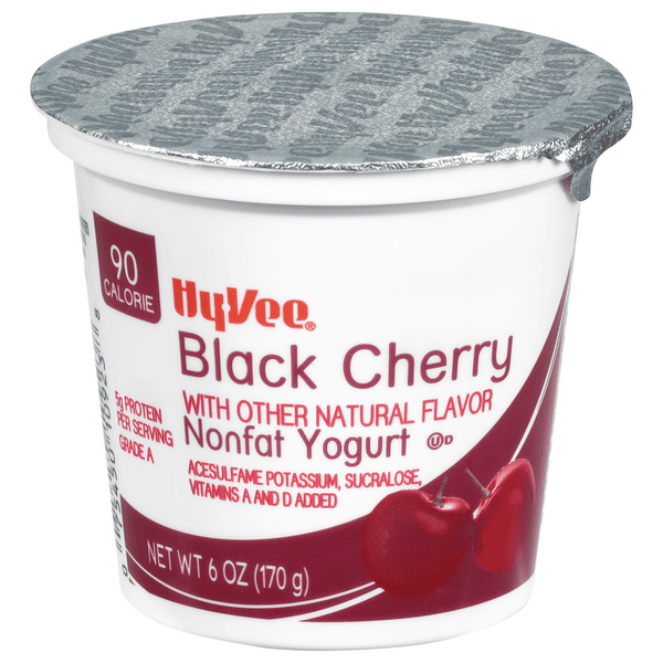 Hy-Vee Nonfat Black Cherry Yogurt | Hy-Vee Aisles Online Grocery
