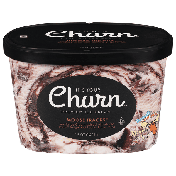 It's Your Churn Premium Ice Cream Moose Tracks | Hy-Vee Aisles
