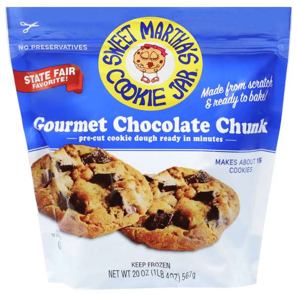 Sweet Martha's Cookie Jar Cookie Dough, Chocolate Chunk, Gourmet