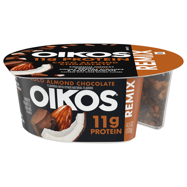 ココとナッツ Oikos REMIX Coco Almond Chocolate Coconut Nonfat Greek Yogurt with