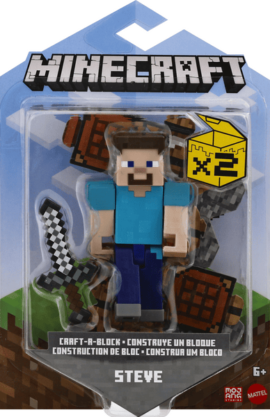 Mattel Minecraft Craft-A-Block, Steve 6+ | Hy-Vee Aisles Online