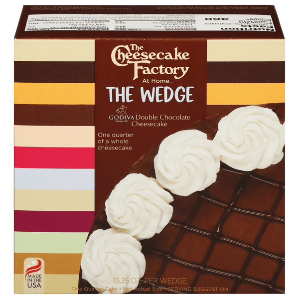The Cheesecake Factory The Wedge, Godiva Double Chocolate