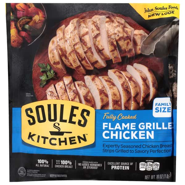 Soules Kitchen Flame Grilled Chicken Family Size 16 oz | Hy-Vee
