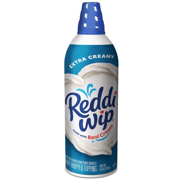 Reddi-wip Extra Creamy Whipped Topping Made with Real Cream, 6.5