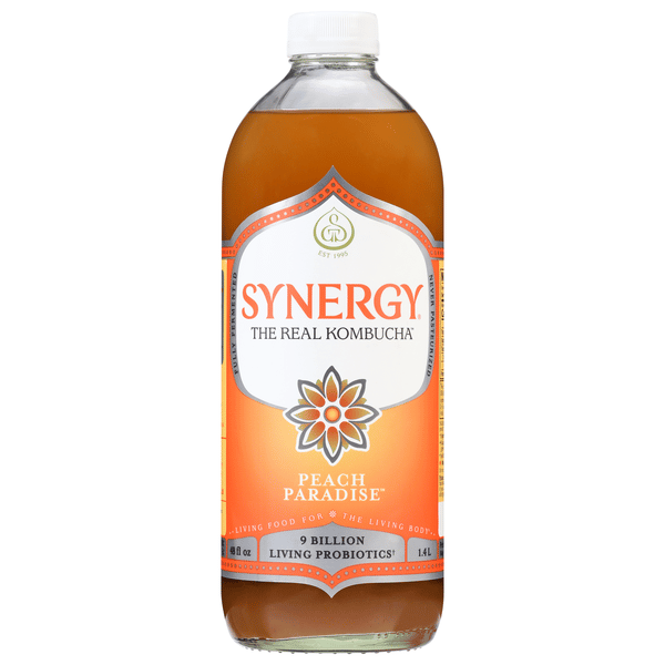 GT's Synergy Raw Kombucha, Peach Paradise | Hy-Vee Aisles Online