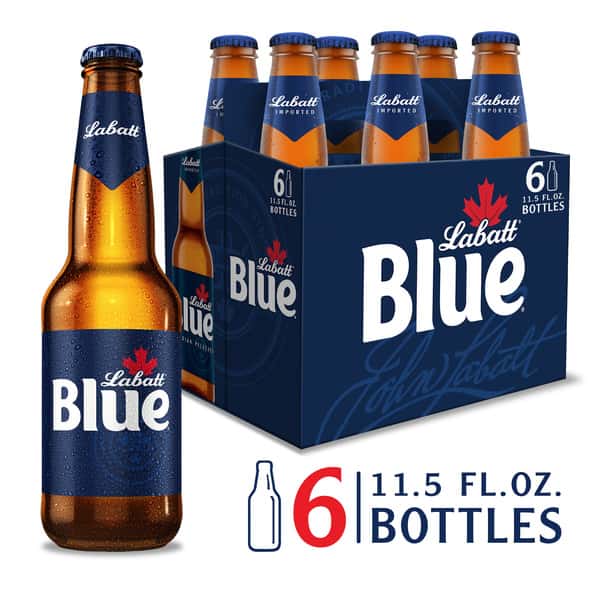 Labatt Blue Canadian Pilsener 6Pk | Hy-Vee Aisles Online Grocery