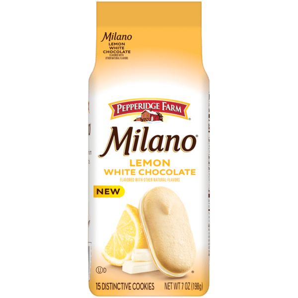 Pepperidge Farm Milano Cookies, Lemon White Chocolate, 15Ct | Hy