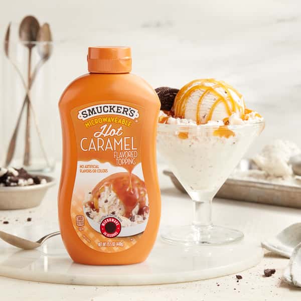 Smucker's Hot Caramel Flavored Topping Microwavable | Hy-Vee